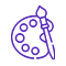Trzy wersje kolorystyczne logo